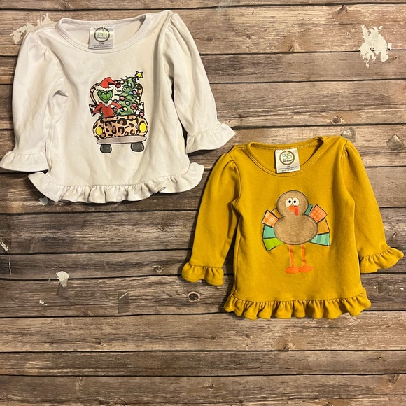 Girls Holiday Shirts - Picture 2 of 11